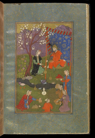 Jamshid and Khurshid，约1600年 作者 波斯学校