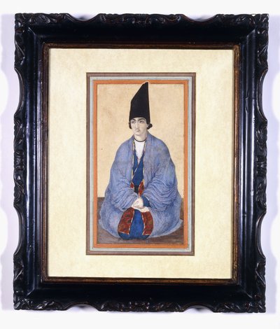 卡加尔年轻王子的肖像，约1850年 作者 波斯学校