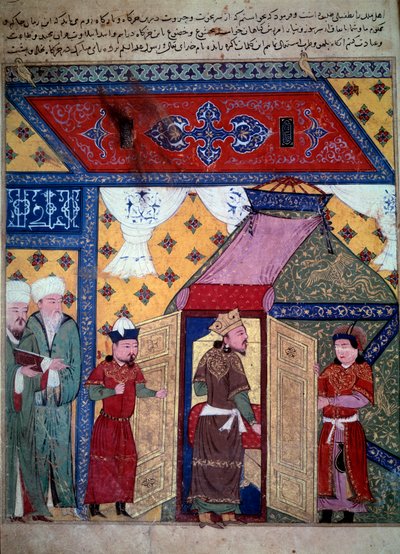 统治者加赞（Ghazan Khan 或 Ghazan Mahmud，波斯的阿尔霍恩和伊尔汗之子） 作者 波斯学校