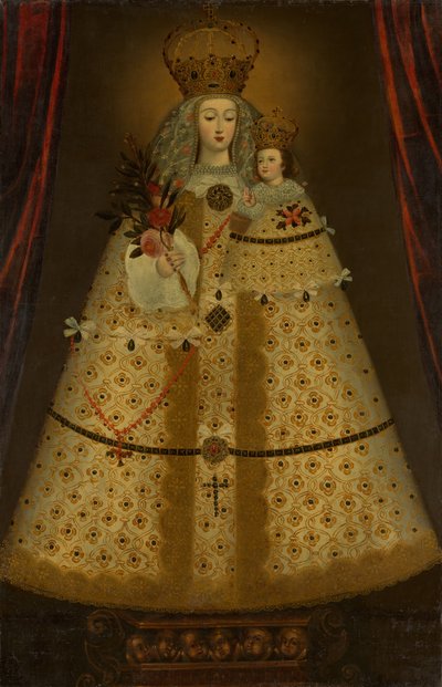 Guápulo圣母，18世纪。 作者 秘鲁