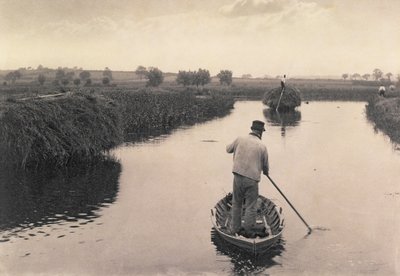 1865年，在诺福克布罗德斯（Norfolk Broads）上对沼泽干草，生活和景观进行了四处翻译 作者 彼得·爱默生和托马斯·古道尔