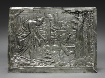 向金星抱怨的丘比特c。 1540-1546。 作者 彼得·弗洛特纳