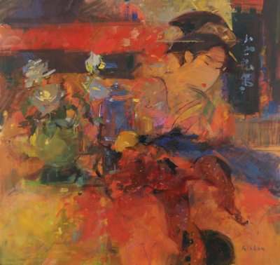 夏日玫瑰 作者 彼得格雷厄姆（当代）