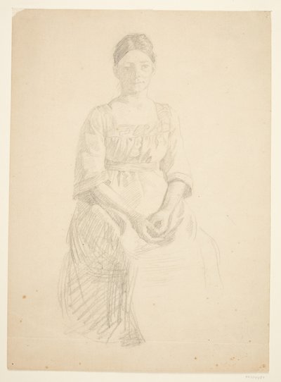 艺术家的妻子坐在画作《法博格博物馆落成典礼》（1910-11 年）中，作为托拉-卡尔-马德森（Thora Karl Madsen）夫人肖像的模特。 作者 彼得·汉森
