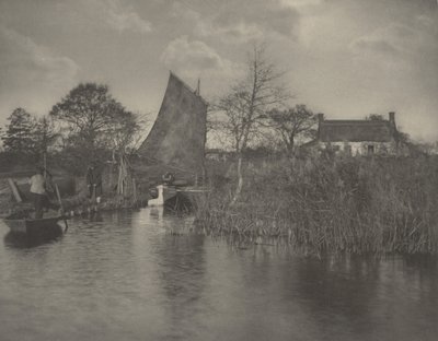 一个布罗德曼的小屋，1886年。创作人。彼得-亨利-爱默生博士，托马斯-弗雷德里克-古道尔。 作者 彼得·亨利·爱默生、托马斯·弗雷德里克·古道尔