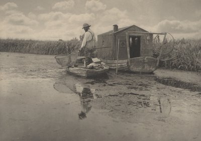 捕鳗人的家，1886 年（照片） 作者 彼得·亨利·爱默生