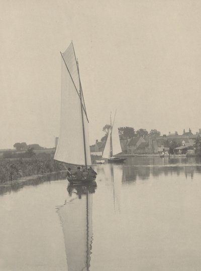 霍宁村，1886年。 作者 彼得·亨利·爱默生