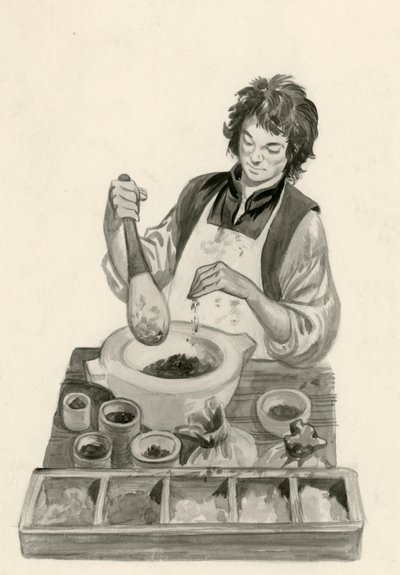 米开朗基罗，作为一名学徒，混合涂料 作者 彼得·杰克逊