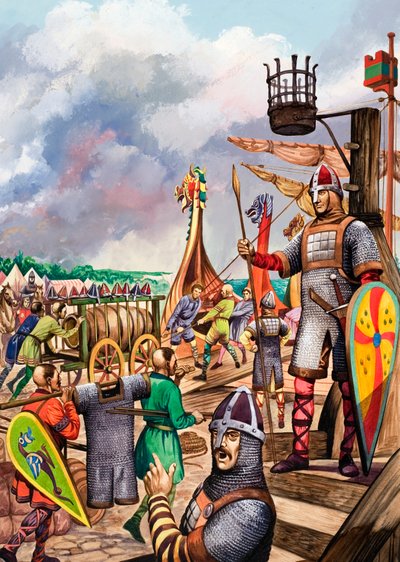 诺曼人准备在1066年入侵英格兰 作者 彼得·杰克逊