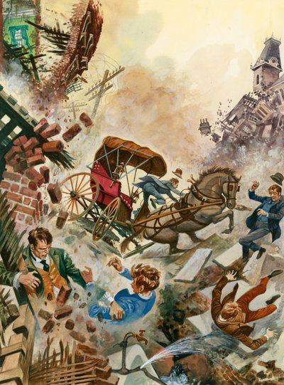 旧金山大地震，1906年 作者 彼得·杰克逊