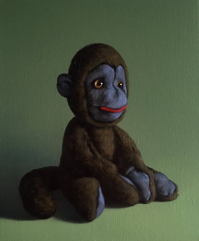 Brown Monkey on Green, 2016 作者 彼得·琼斯