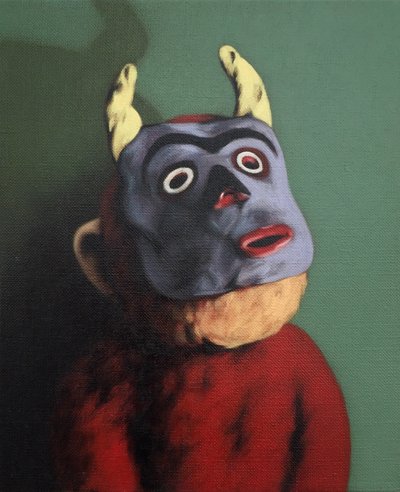 Monkey in Cow Mask, 2005 作者 彼得·琼斯