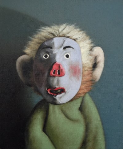 Monkey in Pig Mask, 2005 作者 彼得·琼斯