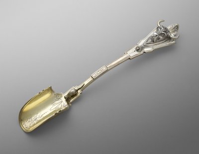 芝士勺c。 1871-1880年（镀银和镀银） 作者 彼得·克莱德（Peter L.Krider）