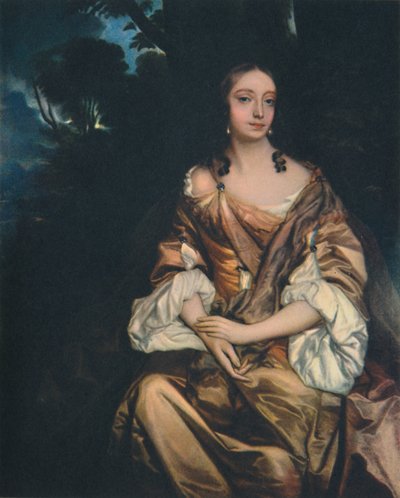 淑女肖像，约1660年，1948年。 作者 彼得·莱利