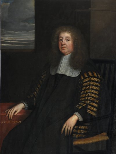 兰开斯特公国大臣托马斯·英格拉姆爵士（布面油画） 作者 彼得·莱利