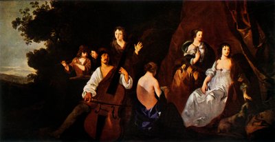 音乐会》，约1650年，1944年。 作者 彼得·莱利