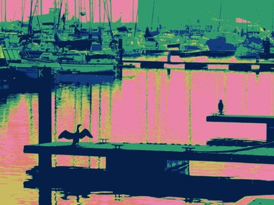 COURT-SHIP HARTLEPOOL，2014，（数码增强型照片） 作者 彼得麦克卢尔