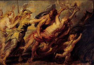 去除 Proserpine。 绘画归功于皮埃尔·保罗 (Pierre-Paul) Rubens (或 Peter Paul 或 Petrus Paulus) (1577-1640) Ec。 火焰 作者 彼得·保罗（来）鲁本斯