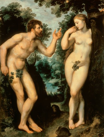 亚当和夏娃在知识树下 作者 Peter Paul Rubens