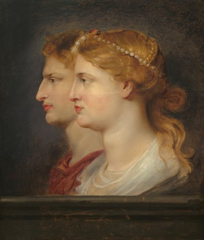 Agrippina和Germanicus，约1614年（面板上的油） 作者 彼得·保罗·鲁本斯