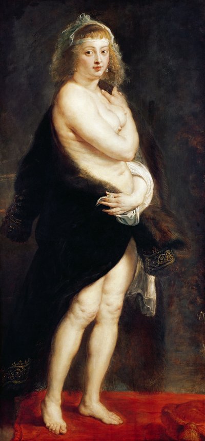 Helena Fourment in a Fur Wrap，1636-38 作者 Peter Paul Rubens