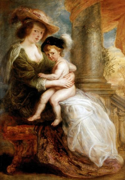 HélèneFourment和她的儿子Francis，1635年。 作者 彼得·保罗·鲁本斯