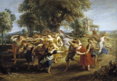 农民舞蹈，1630-1635年 作者 Peter Paul Rubens