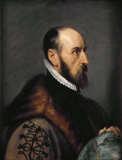 亚伯拉罕·奥特留斯（Abraham Ortelius）肖像1527-1598，1633年。 作者 Peter Paul Rubens