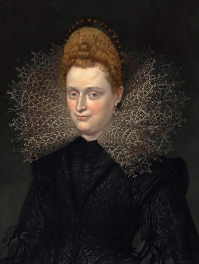 Margherita Gonzaga 1591-1632，洛林公爵夫人的画像。 作者 彼得·保罗，鲁本斯