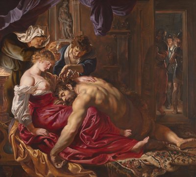 Samson and Delilah，c.1609（面板上的油） 作者 彼得·保罗·鲁本斯