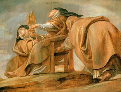 阿西西圣克莱尔，展示Pyx，1620年 作者 彼得·保罗·鲁本斯