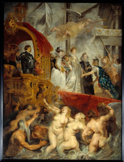 Marie de Medicis 于 11 月 3 日在马赛港卸货 作者 彼得·保罗·鲁本斯