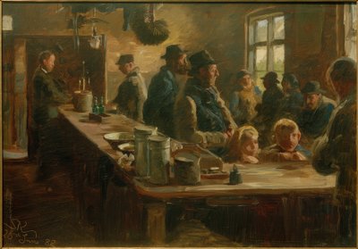 在商店里，如果不钓鱼 作者 Peder Severin Krøyer