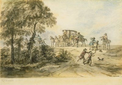 教练和Highwayman 作者 彼得·蒂勒曼斯