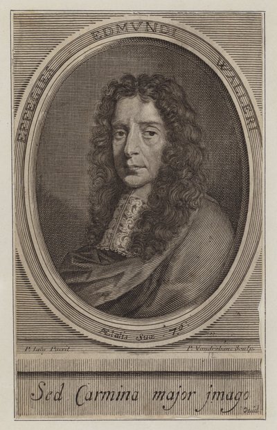 埃德蒙·沃勒 (Edmund Waller)，英国诗人和政治家（版画） 作者 彼得·范德班克
