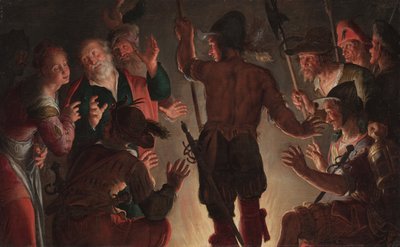 彼得的否认，约1624-1628年 作者 彼得·韦特威尔