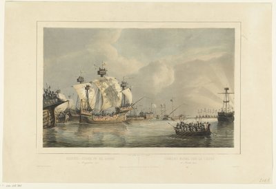 古德河海战，1304 年
1304 年 8 月 11 日古韦河海战/Combat naval sur la Goude 11 Aout 1304（标题见实物） 作者 彼得·约翰内斯·斯科特尔