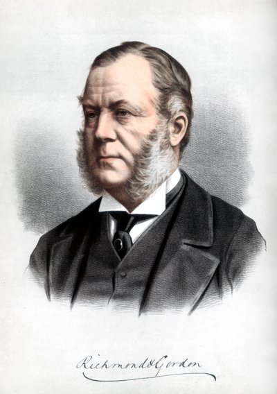 查尔斯·亨利·戈登·莱诺克斯（Charles Henry Gordon-Lennox），列治文和戈登公爵，摄于1890年。 作者 皮特和加尔平·卡塞尔