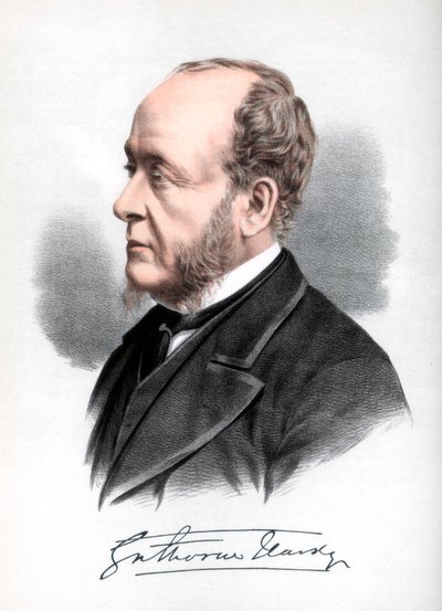 加桑·哈迪（Gathorne Hardy），英国保守派政治家克兰布鲁克（Cranbrook）第一伯爵，建于1890年。 作者 皮特和加尔平·卡塞尔
