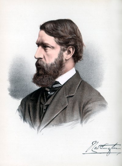 斯宾塞·康普顿·卡文迪许（Spencer Compton Cavendish），英国自由党政治家哈丁顿侯爵（c1890）。 作者 皮特和加尔平·卡塞尔