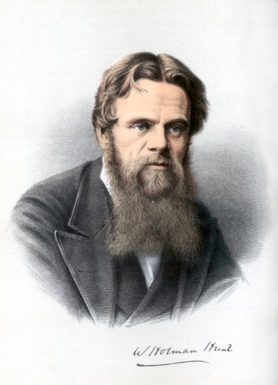 威廉·霍尔曼·亨特（William Holman Hunt），英国画家，c1890年。 作者 皮特和加尔平·卡塞尔