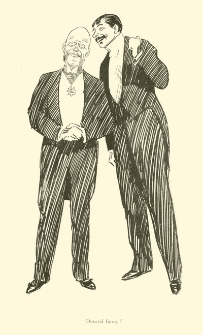 菲尔·梅 (Phil May) 的卡通画，来自 1890 年代（石版画） 作者 菲尔·梅