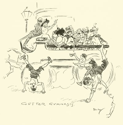 Phil Mays Gutter-Snipes的插图 作者 菲尔·梅