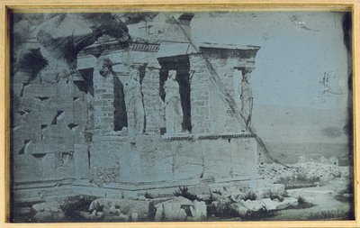 雅典卫城Erechtheion，1842年 作者 菲利伯特·约瑟夫·吉罗·普兰吉