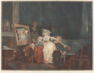 两个吻》（Les Deux Baisers）。 作者 菲利伯·路易斯·德布科特