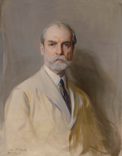 查尔斯-埃文斯-休斯，1921年。 作者 菲利普·A·德·拉兹洛