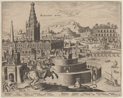 巴比伦之墙》（Babylonis Muri） 作者 菲利普·加勒，仿照 Maerten van Heemskerck