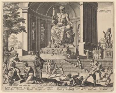 奥林匹亚的朱庇特雕像(Olympy Iovis Simulacrum) 作者 菲利普·加勒，仿照 Maerten van Heemskerck