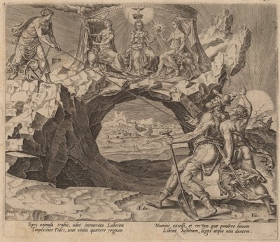 勤奋的工人向往主的公义 作者 菲利普·加勒在 Maerten van Heemskerck 之后
